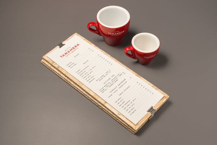 tanamera coffee menu branding