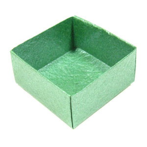 How to make a traditional origami box (http://www.origami-make.org/howto-origami-box.php)