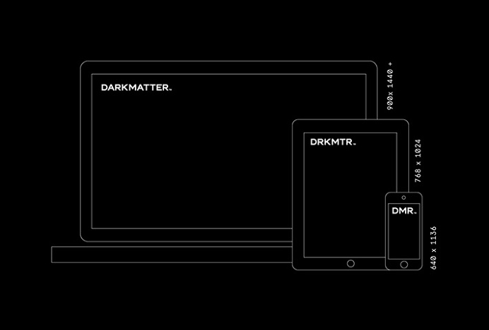 Dark Matter by Mash Creative #logo #typography #mark