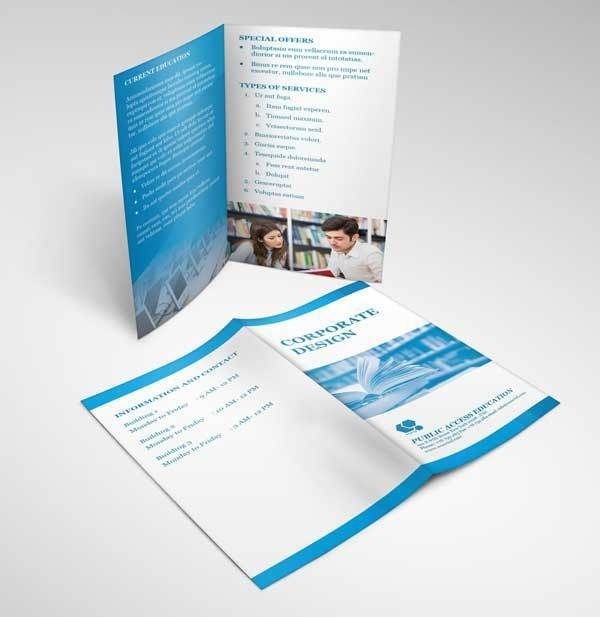 Free Bifold Brochure Mockup