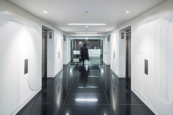 Gensler London Office on Behance #graphics #wall