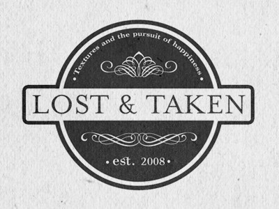 Dribbble - Lost & Taken Logo V.1 by calebkimbrough #circle #taken #scrolling #logo #lost