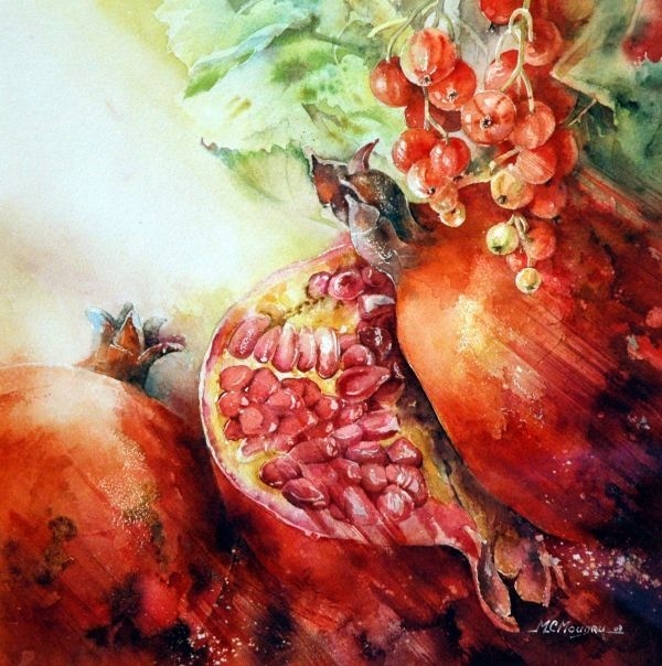 Floral Paintings by Marie Claire Moudru