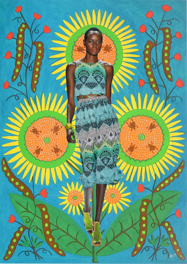 Miss Moss : Mara #fashion #illustration #art