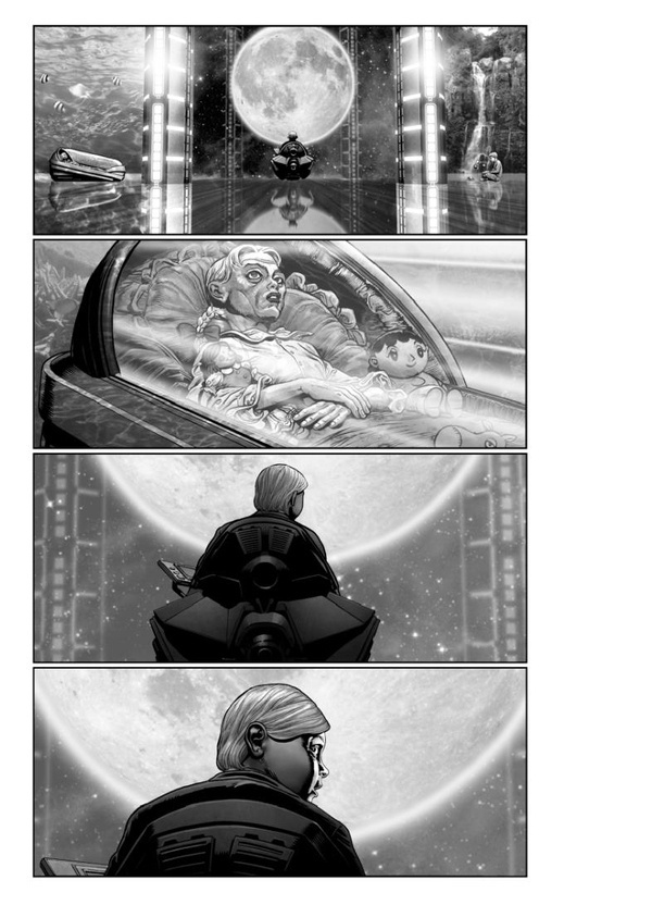These unused American Akira storyboards are actually quite gorgeous #akira #illustration #storyboards #movies