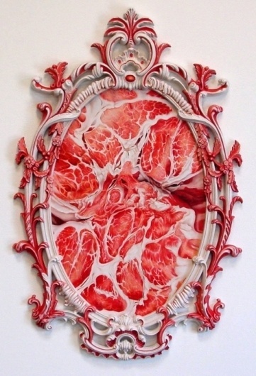Enjoying This #frame #meat #contemporay #art