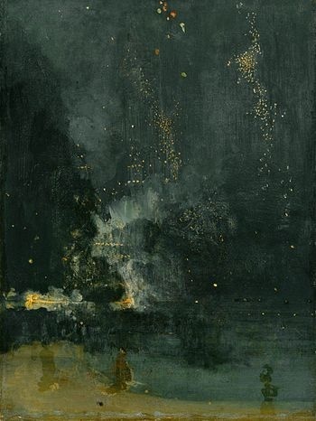 Nocturne in Black and Gold – The Falling Rocket Wikipedia, the free encyclopedia #artwork #paint