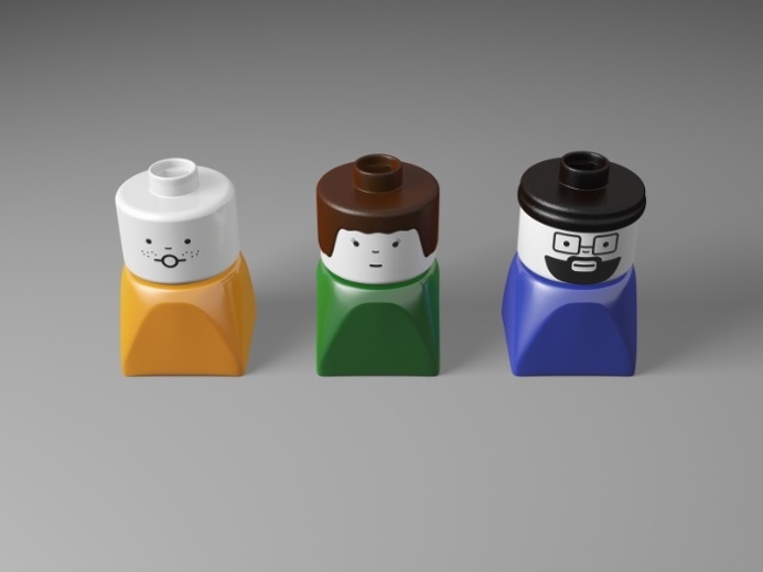 Duplo Family Art Print at Søciety6 #duplo #cgi #3drender #lego #cinema4d #rickardarvius