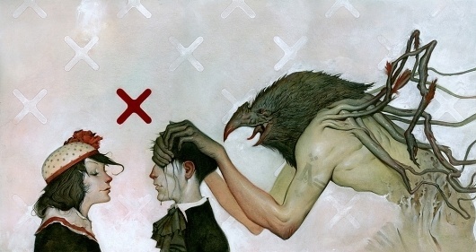 All sizes | Tengu | Flickr - Photo Sharing! #acrylic #feral #raus #kid #joao #painting
