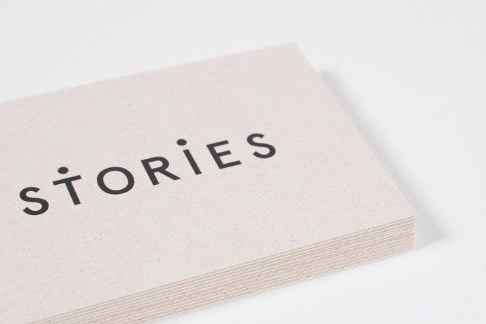 Brand identity for café 'Stories' restaurant bar cafe subtle minimal branding corporate graphic design visual identity coffee eat food prin