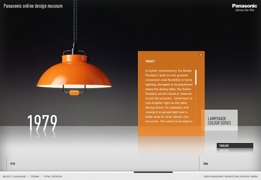 Panasonic Design Museum - Nicki Mayrhofer / Portfolio #website #panasonic #mayrhofer #nicki