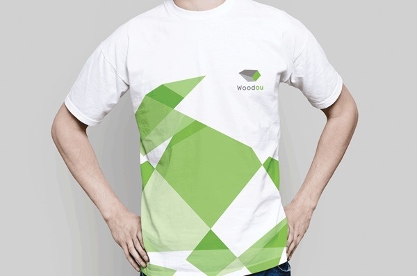 Woodou | Dynamic identity on Behance #t #geometric #shirt #corporate #brand #logo