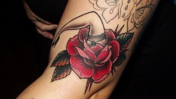 50+ Meaningful Rose Tattoo Designs #rose #tattoo #designs