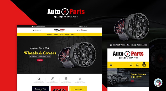#Auto #Parts - #Garage & #Services - #Prestashop #Responsive #Theme | #TemplateTrip #eCommerce #Website #Template