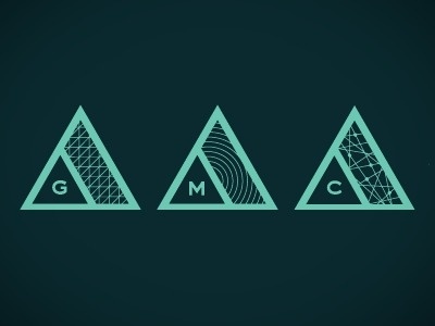 Dribbble - GridMobileConnect by Scott Hill #simple #triangle #design #icon