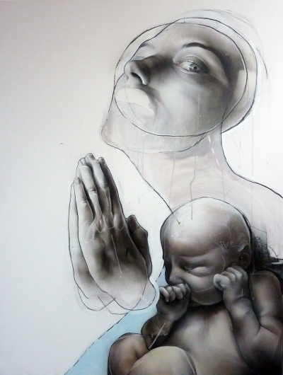 All sizes | Annunciation | Flickr - Photo Sharing! #urban #graffiti #best #ever #portrait #spraypaint #art #street