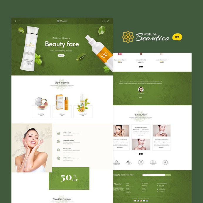 #Beautico #Beauty #Health - #Opencart #MultiPurpose #Responsive #Theme | #TemplateTrip #eCommerce #Website #Design #Template