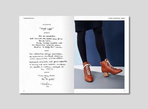Terhi Pölkki A/W 2016 look book. Design Tony Eräpuro #lookbook #fashion #finland #shoes #layout