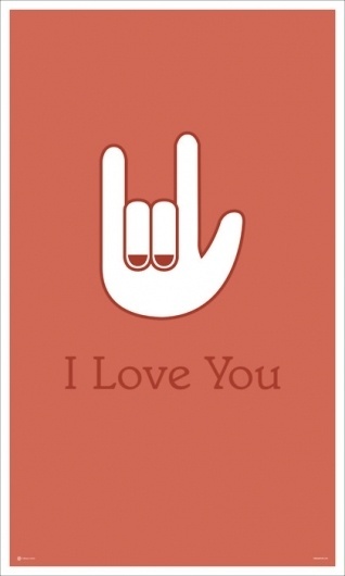 Cabbage Creative #creative #i #you #sign #design #graphic #cabbage #poster #language #love