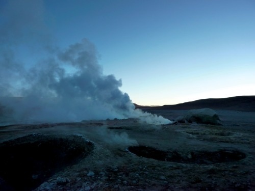 360 jours #bolivia #smoke #geyser #photo #uyuni #salar