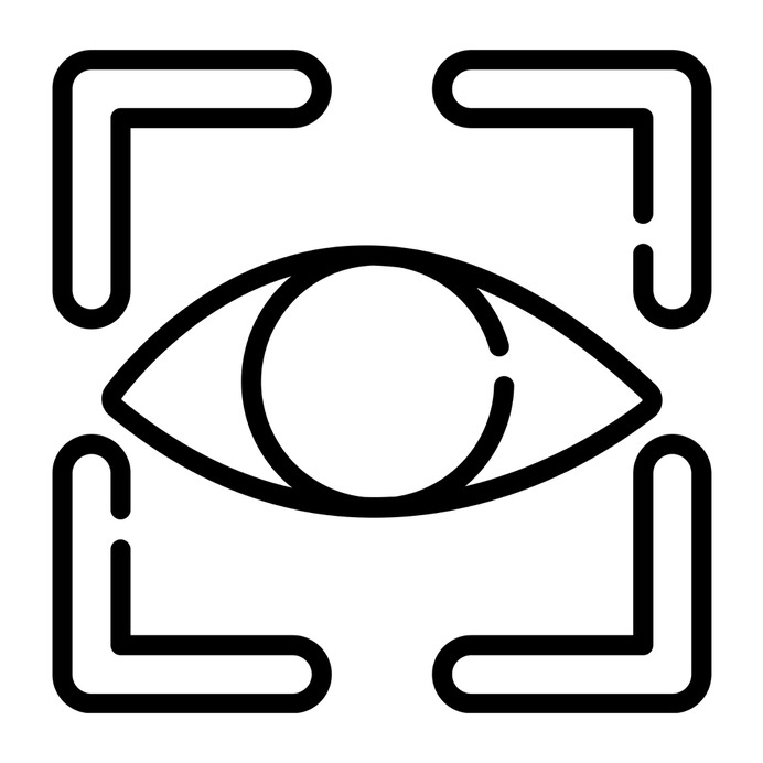 See more icon inspiration related to vision, look, target, focus, view, eye, ui, seo and web, optical, visualize and interface on Flaticon.