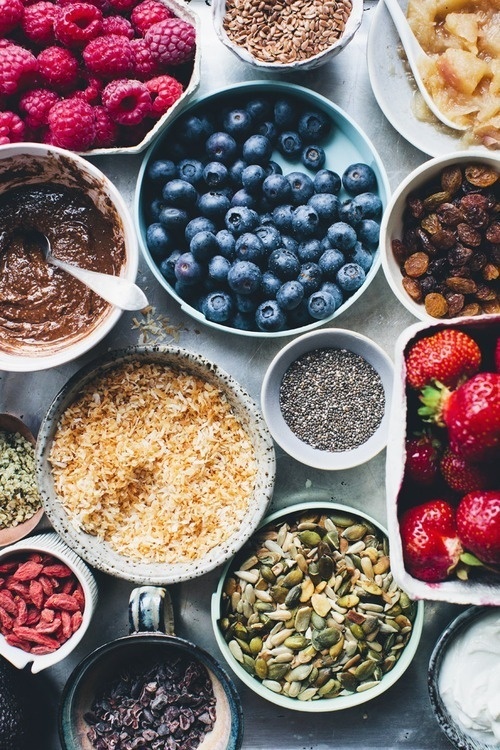 Likes | Tumblr #ingredients #raspberries #raisins #blueberries