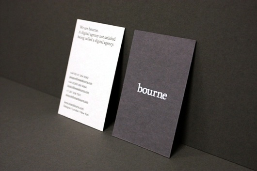 Effektive Studio. +44 (0)141 221 5070 #bourne #effektive #branding #typography #guidelines #stationery #duplex