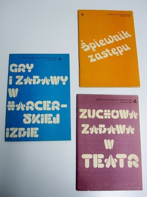 Children activity books from Poland, 1984 & 1985 | Flickr - Photo Sharing! #lubalin #print #books #typography