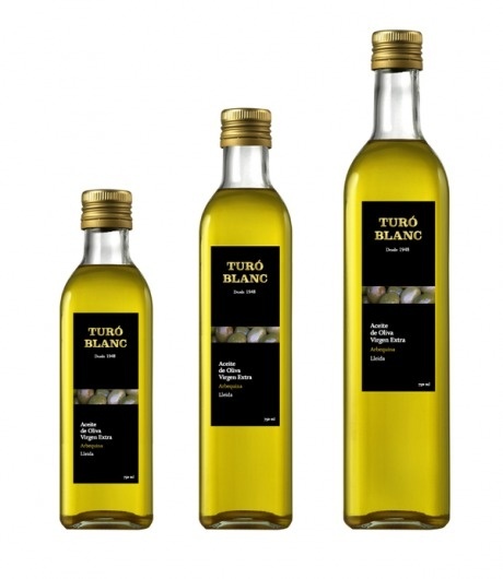 PATI NUÃ'EZ WORKSHOP, TURÃ" BLANC OLIVE OIL LABEL DESIGN on the Behance Network #packaging #labeling #olive #oil