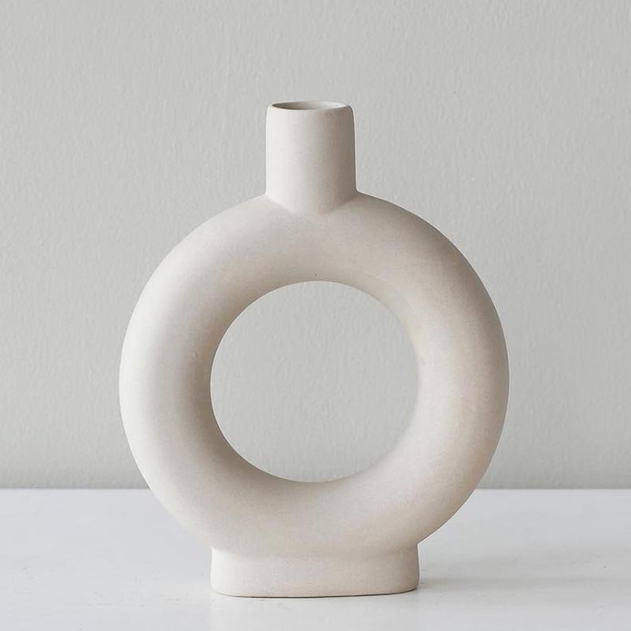 Minimalist BisqueCeramic Minimalist vaseHandmade Ceramic B