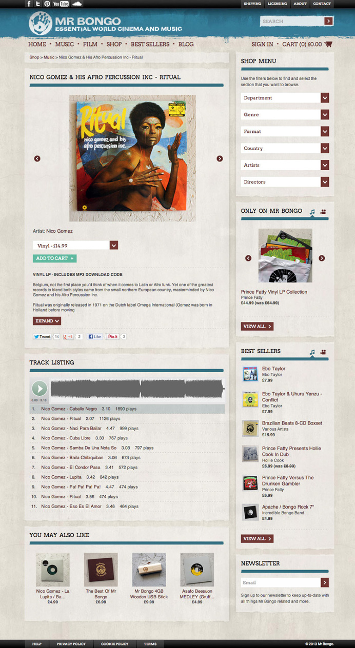 Mr Bongo E-Commerce Website