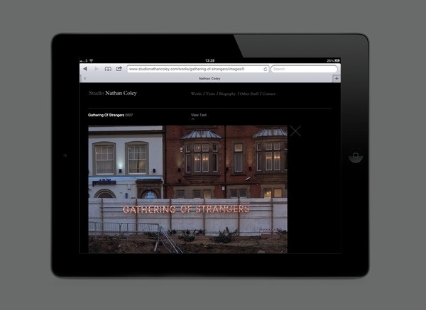 Studio Nathan Coley by Graphical House #house #nathan #coley #studio #graphical