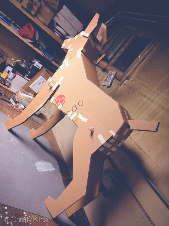 Tumblr, doberman.photos, shinyblackdeer #doberman #cardboard #dog