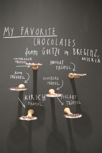 Stefan Sagmeister: The Happy Show #chocolate #type #sagmeister