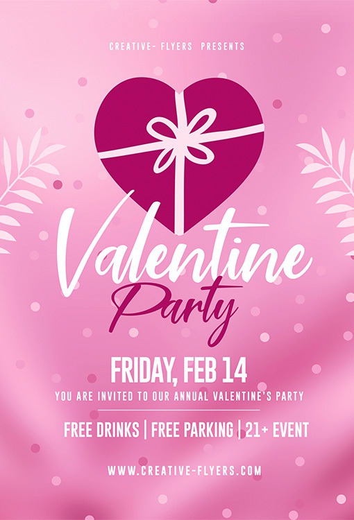 Free Valentines Day Flyer Template – Creative Flyers