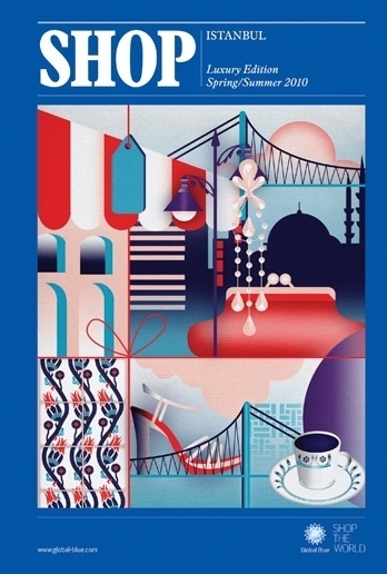SHOP SS/2010 « Studio8 Design #shop #cover #illustration #istambul #blue #studio8 #magazine
