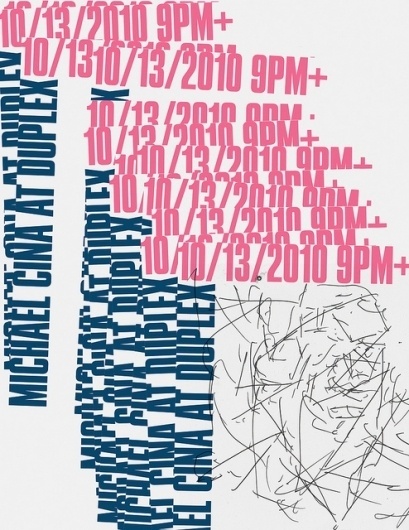 Duplex Poster 3 | Flickr - Fotosharing! #typography #design #graphic #poster #cina #michael