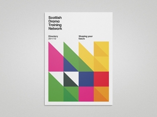 Scottish Drama Training Network | Gridness #print #booklet #swiss