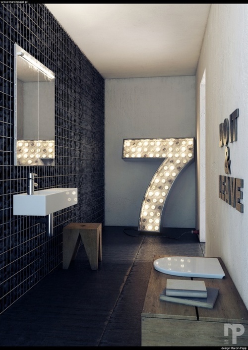 justthedesign:nnBathroom Design By Marcin Pajakn #spaces #room