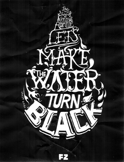 ZAPPA Inspired on the Behance Network #text #lettering #handdrawn #ligature #typography