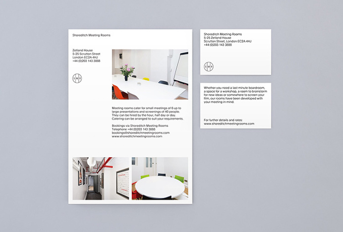 Shoreditch Meeting Rooms by Bunch #stationary #business #card