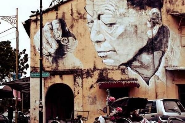 Street Art by Ernest Zacharevic #zacharevic #ernest #art #street
