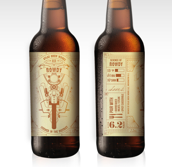 ATLAS_Rowdy.jpg #beer #atlas #label #bottle
