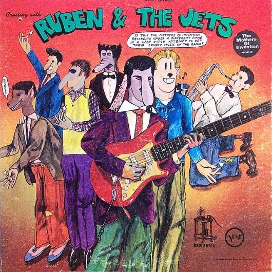 Cruising with Ruben & The Jets | Flickr - Photo Sharing! #album #doodle #zappa #cover #illustration #humor