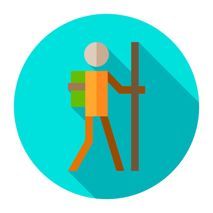 See more icon inspiration related to walk, hiker, travel, journey, trip, mountains, nature and people on Flaticon.