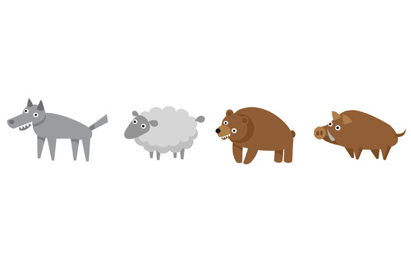 Alexandra Turban // Illustration . CGI . Graphics #illustration #vector #animals