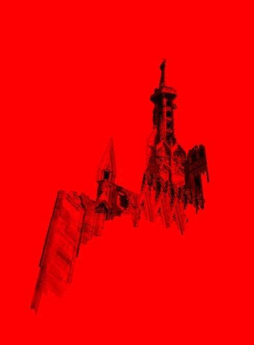 Yellow Blue Red on Behance #duomo #milan #red