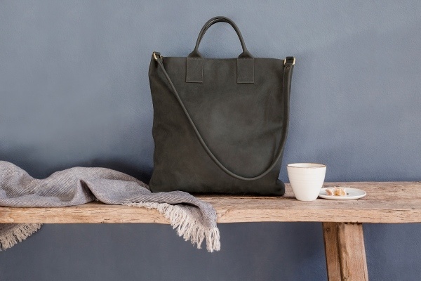 Kathrin Heubeck leather bag handmade