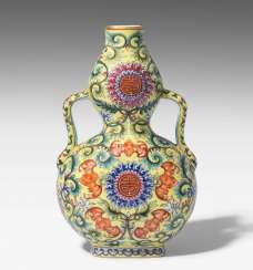 Gourds-Handle Vase #porcelain