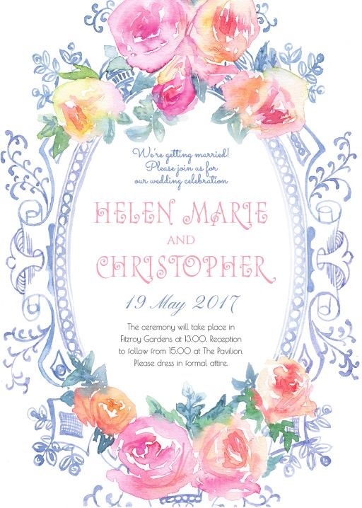 Vintage Mirror - Wedding Invitations #paperlust #weddinginvitation #weddingstationery #weddinginspiration #design #paper #cards #print #dig